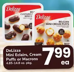 ACME DeLizza Mini Eclairs, Cream Puffs or Macrons offer