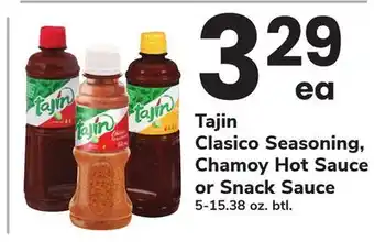ACME Tajin Clasico Seasoning, Chamoy Hot Sauce or Snack Sauce offer