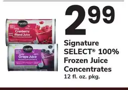 ACME Signature SELECT 100% Frozen Juice Concentrates offer