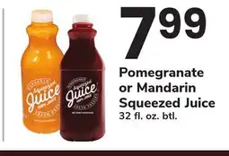 ACME Pomegranate or Mandarin Squeezed Juice offer