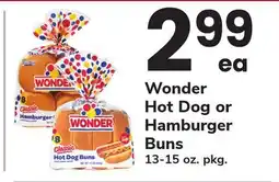 ACME Wonder Hot Dog or Hamburger Buns offer