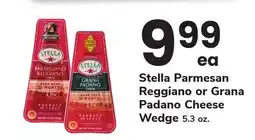 ACME Stella Parmesan Reggiano or Grana Padano Cheese Wedge offer
