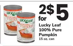 ACME Lucky Leaf 100% Pure Pumpkin offer