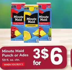 ACME Minute Maid Punch or Ades offer