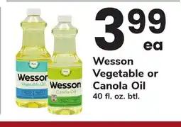 ACME Wesson Vegetable or Canola Oil offer