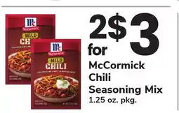 ACME McCormick Chili Seasoning Mix offer