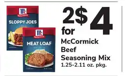 ACME McCormick Beef Seasoning Mix offer
