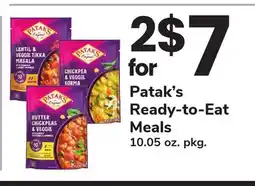 ACME Patak's Ready-to-Eat Meals offer