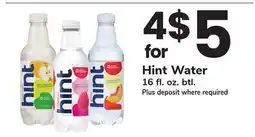 ACME Hint Water offer