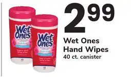 ACME Wet Ones Hand Wipes offer