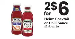 ACME Heinz Cocktail or Chili Sauce offer