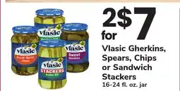 ACME Vlasic Gherkins, Spears, Chips or Sandwich Stackers offer