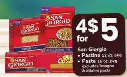 ACME San Giorgio Pastina 12 oz. pkg. Pasta 16 oz. pkg offer