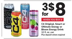 ACME C4 Original, Smart or Ultimate Energy or Bloom Energy Drink offer