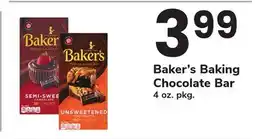 ACME Baker's Baking Chocolate Bar offer