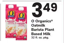 ACME O Organics Oatmilk Barista Plant Based Milk offer