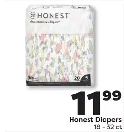 Weis Markets Honest Diapers offer