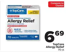 Weis Markets TopCare Allergy Relief offer