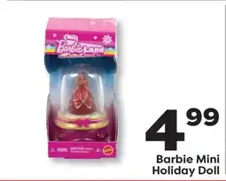 Weis Markets Barbie Mini Holiday Doll offer