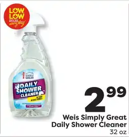 Weis Markets Weis Simply Great Daily Shower Cleaner offer