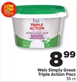 Weis Markets Weis Simply Great Triple Action Pacs offer
