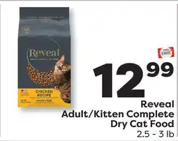 Weis Markets Reveal Adult/Kitten Complete Dry Cat Food offer