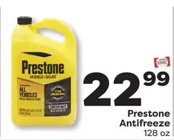 Weis Markets Prestone Antifreeze offer