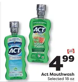 Weis Markets Act Mouthwash offer
