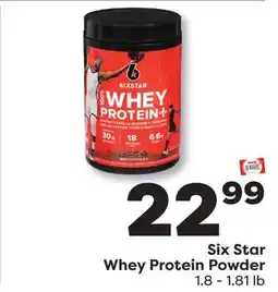 Weis Markets Six Star Whey Protein Powder offer