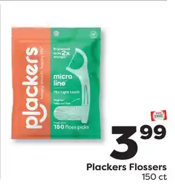 Weis Markets Plackers Flossers offer