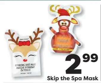 Weis Markets Skip the Spa Mask offer