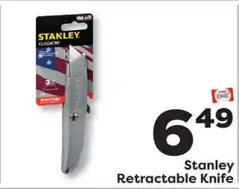 Weis Markets Stanley Retractable Knife offer