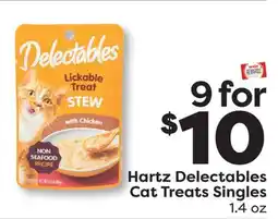 Weis Markets Hartz Delectables Cat Treats Singles offer