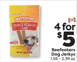 Weis Markets Beefeaters Dog Jerkys offer
