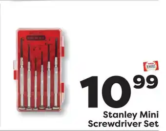 Weis Markets Stanley Mini Screwdriver Set offer