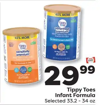 Weis Markets Tippy Toes Infant Formula offer