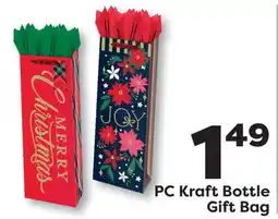 Weis Markets PC Kraft Bottle Gift Bag offer