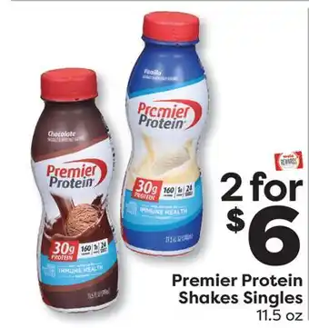 Weis Markets Premier Protein Shakes Singles offer