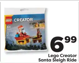 Weis Markets Lego Creator Santa Sleigh Ride offer