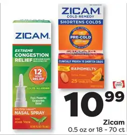 Weis Markets Zicam offer
