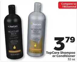 Weis Markets TopCare Shampoo or Conditioner offer
