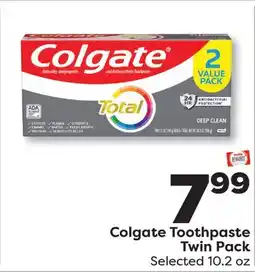Weis Markets Colgate Toothpaste Twin Pack offer