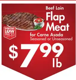 Smart & Final Beef Loin Flap Meat for Carne Asada offer