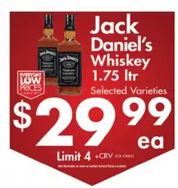 Smart & Final Jack Daniel's Whiskey offer