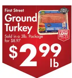 Smart & Final First Street Ground Turkey offer