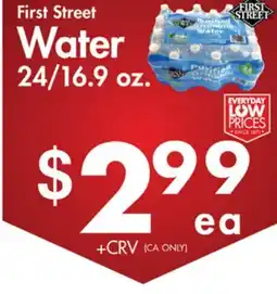 Smart & Final First Street Water offer