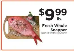 ShopRite Fresh Whole Snapper offer