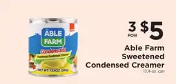 ShopRite Able Farm Sweetened Condensed Creamer offer
