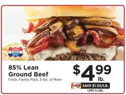 ShopRite 85% Lean Ground Beef offer