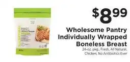 ShopRite Wholesome Pantry Individually Wrapped Boneless Breast offer